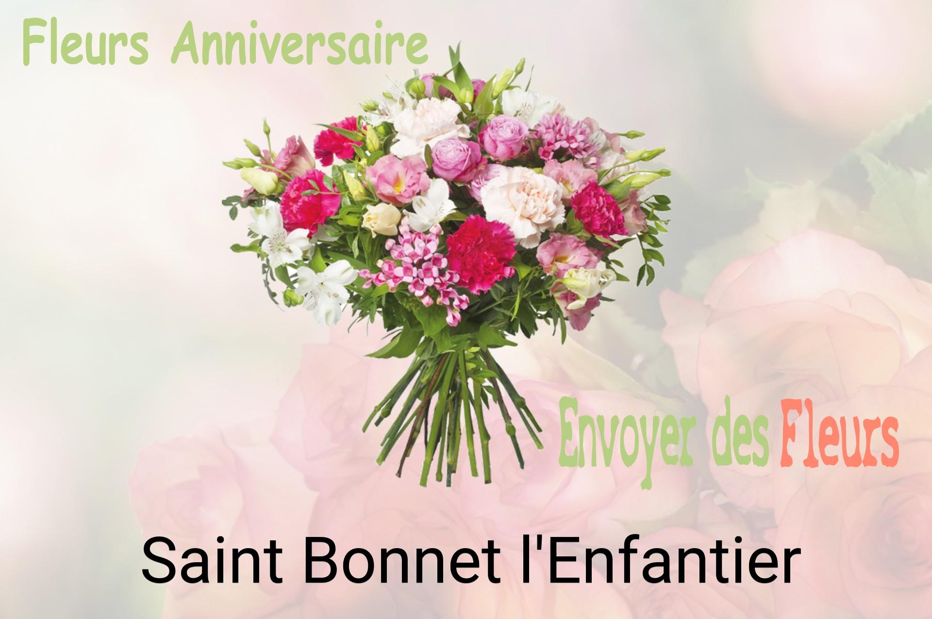 Bouquet de fleurs d’anniversaire livré à Saint-Bonnet-l'Enfantier