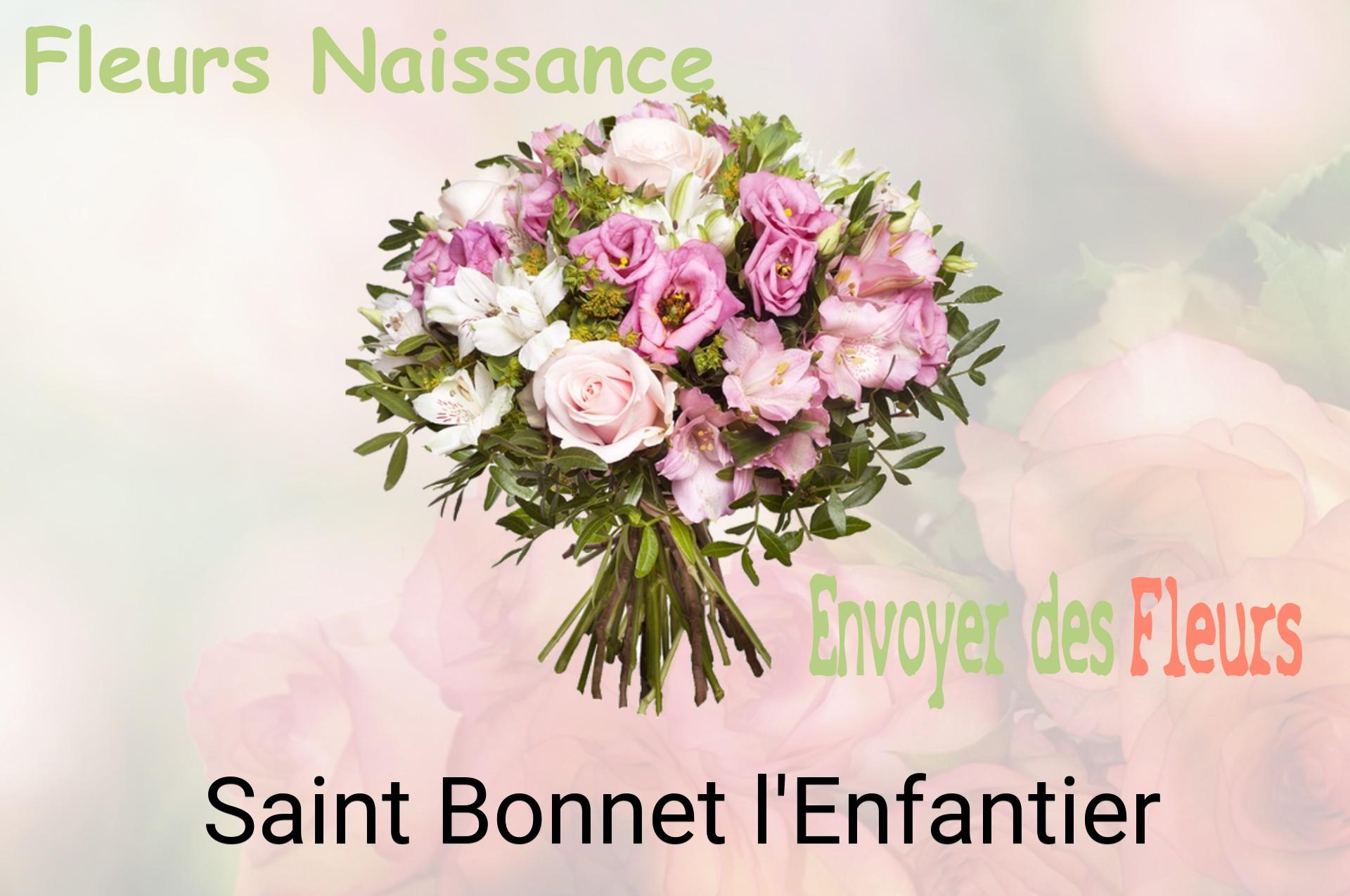 Bouquet de fleurs de naissance livré à Saint-Bonnet-l'Enfantier